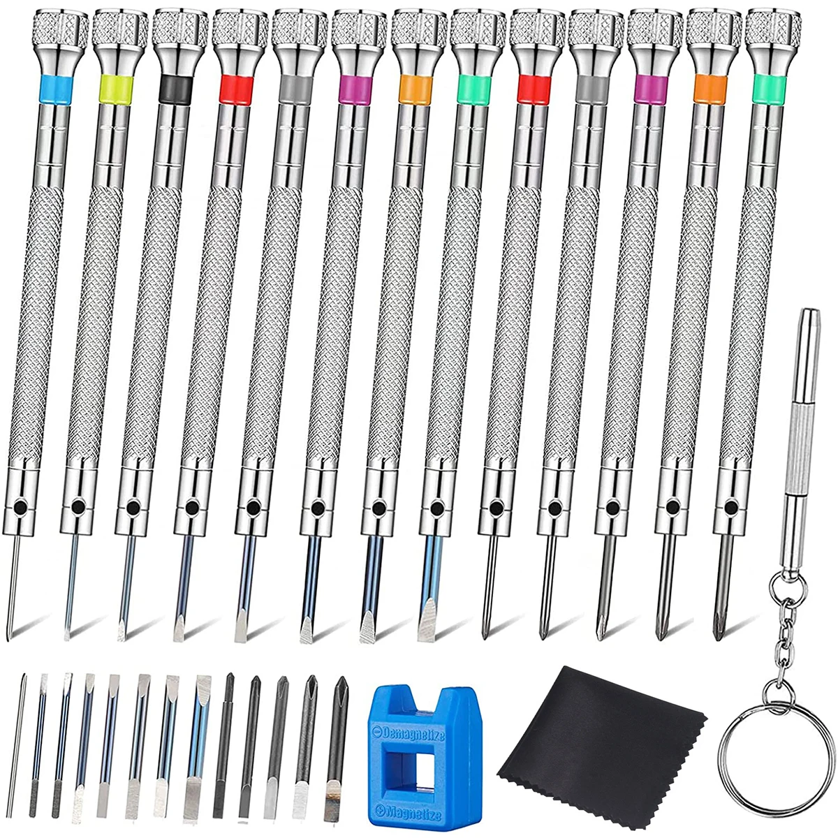 

Alloy Steel Screwdriver 0.6-2.0mm Slotted Phillips Professional Screwdriver Bits Straight Cross Head Batches Hand Tools