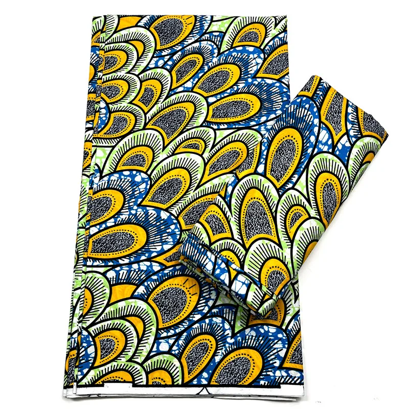 Comfortable Soft 100% cotton veritable real wax 2022 new african wax print fabric tissue ankara wax fabric african style 1048