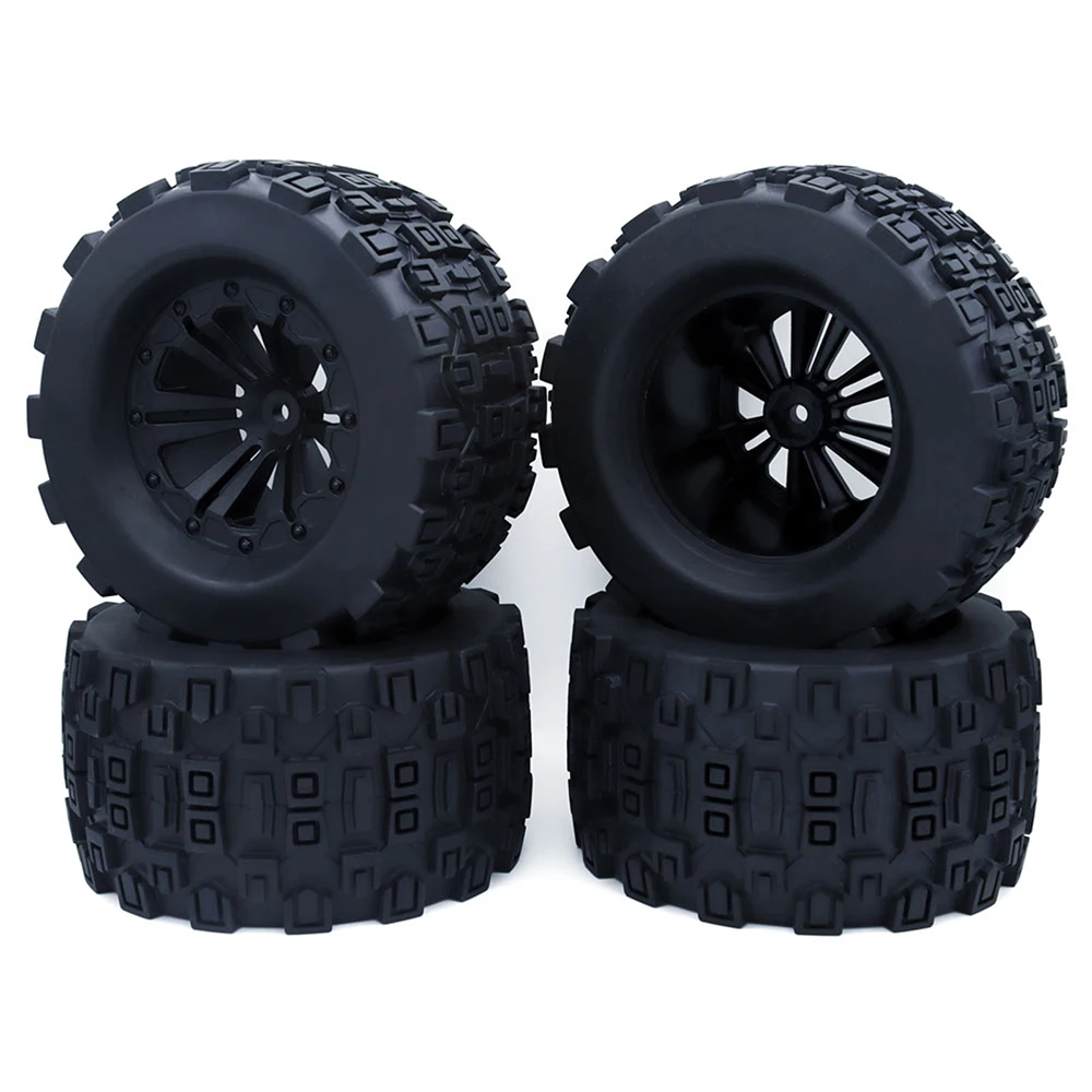 AUSTARHOBBY 1/10 Monster Tires Rally 4 шт. 12 мм шестигранный пластиковый обод колеса резиновая