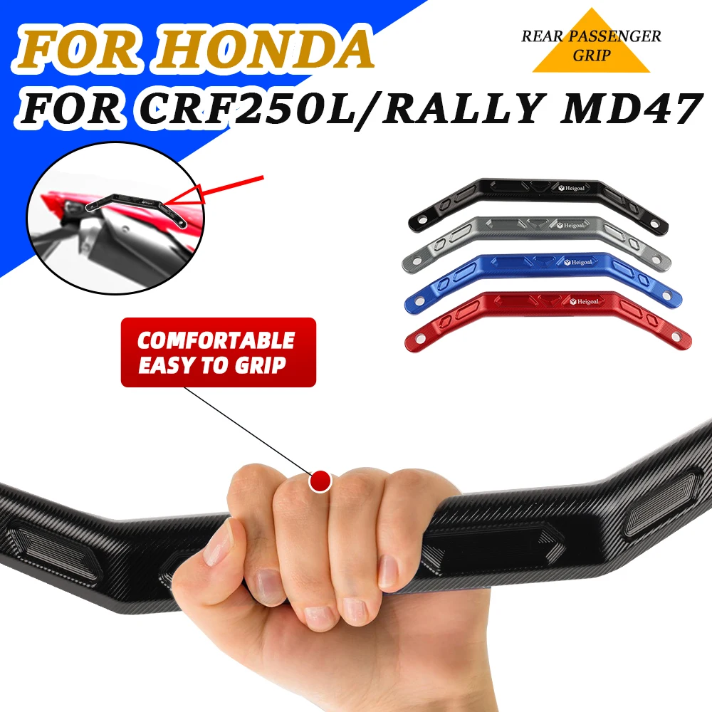

For HONDA CRF250L CRF250 RALLY CRF 250 L CRF 250L MD47 2022 2023 Motorcycle Passenger Rear Grab Handle Seat Hand Rail Handgrip
