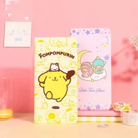 kawaii sanrio notebook hello kittys my melody kuromi accessories cute beauty cartoon anime diary work study toys for girls gift