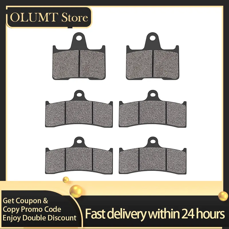 

Motorcycle Accessories Front & Rear Brake Pads For KAWASAKI ZX-7RR ZX750 ZX7RR ZX 7RR ZX 750 1996 1997 1998 1999