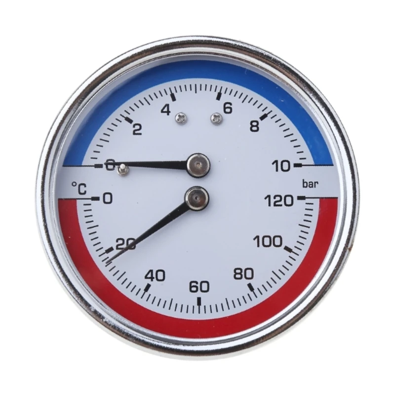

E5BE High Accuracy Temperature Pressure Gauge Thermo-manometer Boiler Floor Heating