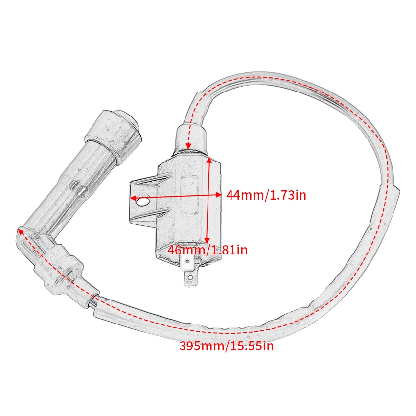 Фото Катушка зажигания для Kawasaki KLX650 KLX650R KDX125A KDX125B KDX125SR KL500 KLR500 KL650 KLR650 Tengal KLX250R KLX300R №5
