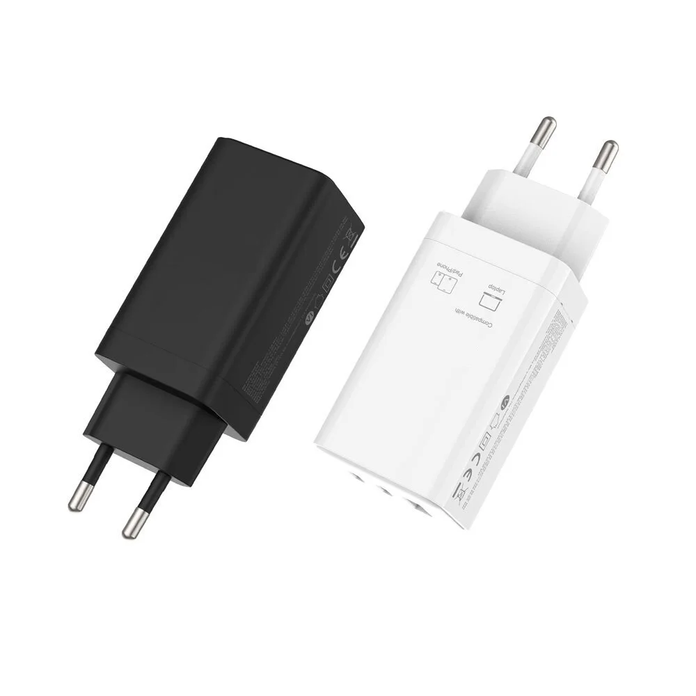 

Top. 65W GaN Fast Charger Quick Charge 2C1A Ports Type C PD USB Portable Travel Charger Travel Fast Charger for Laptop iphone