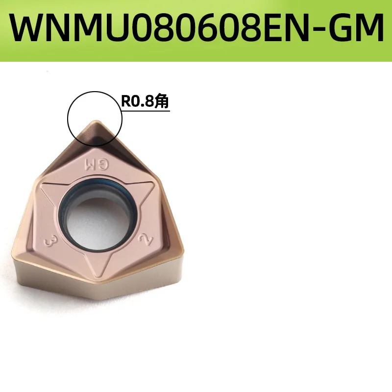 

10шт WNMU 080608 WNMU 060408 Твердосплавные пластины WNMU 080608 WNMU 060408 Двусторонняя шестиугольная фреза с быстрой подачей