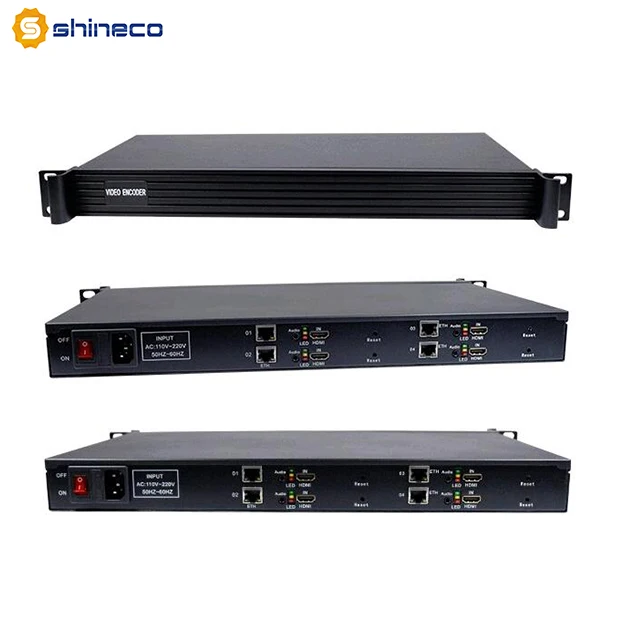 

Shineco Dual Ethernet 8 в 1 HDMI H.264 кодировщик HD