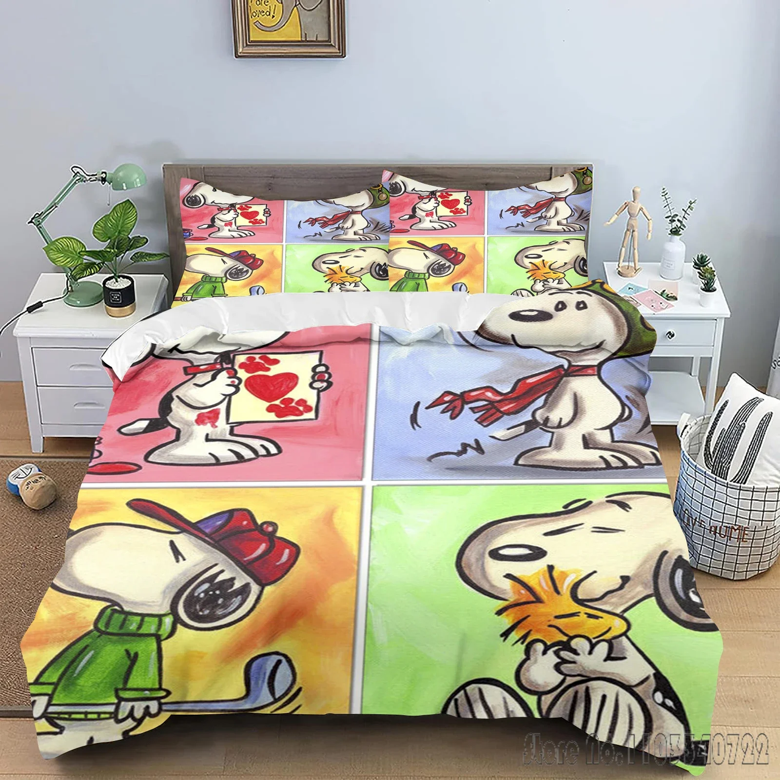 Одеяло Admire Snoopy с рисунком любви детский пододеяльник комплект HD одеяло