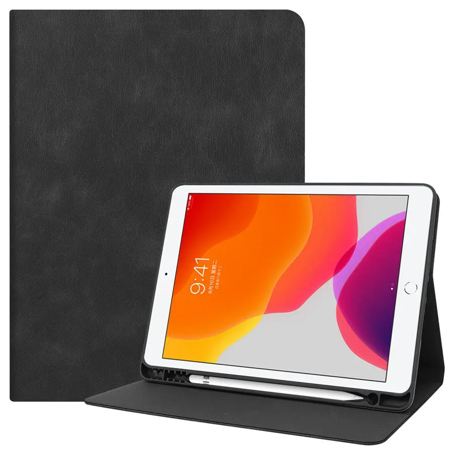 

Складной магнитный чехол из искусственной кожи для Apple iPad 10,2 2021 с держателем для карандаша для iPad 7-го 8-го 9-го A2200 A2198 A2232