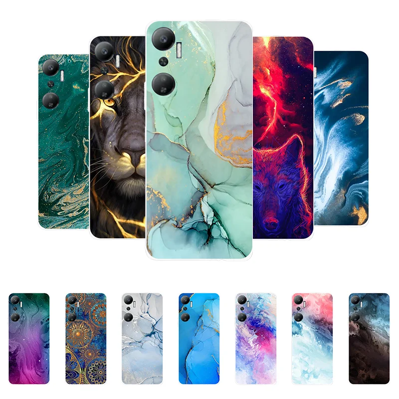 

for Funda Infinix Hot 20 Case X6826 Soft Silicone Marble Back Cover Phone Cases for Infinix Hot 20 4G Case Hot20 6.82inch Coque