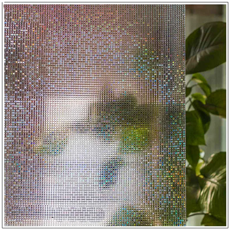

Непрозрачные мозаичные матовые оконные пленки, 90*200 см, ПВХ Статические липкие самоклеящиеся наклейки для конфиденциальности, Взрывозащищенные мембраны