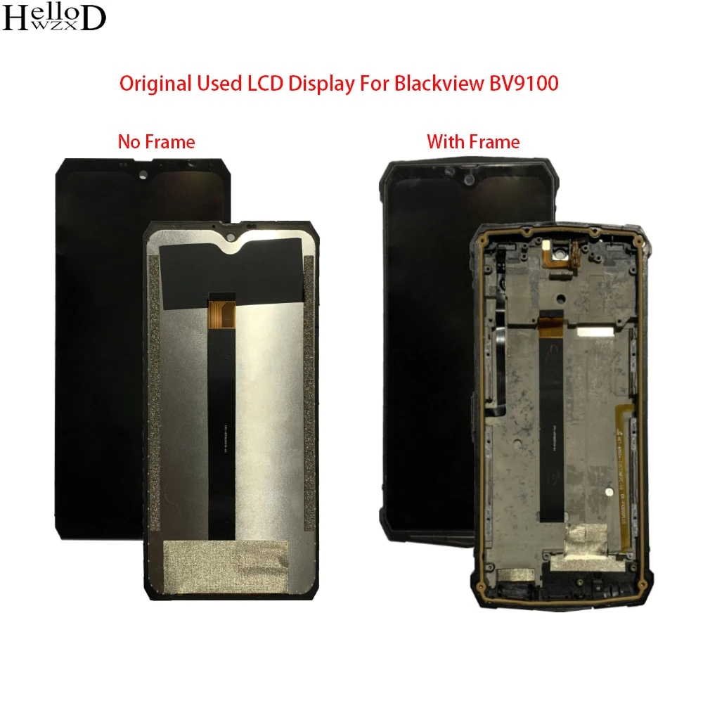 

New 100% Original Tested Used LCD Screen For Blackview BV9100 LCD Display With Frame Touch Screen Digitizer Assembly