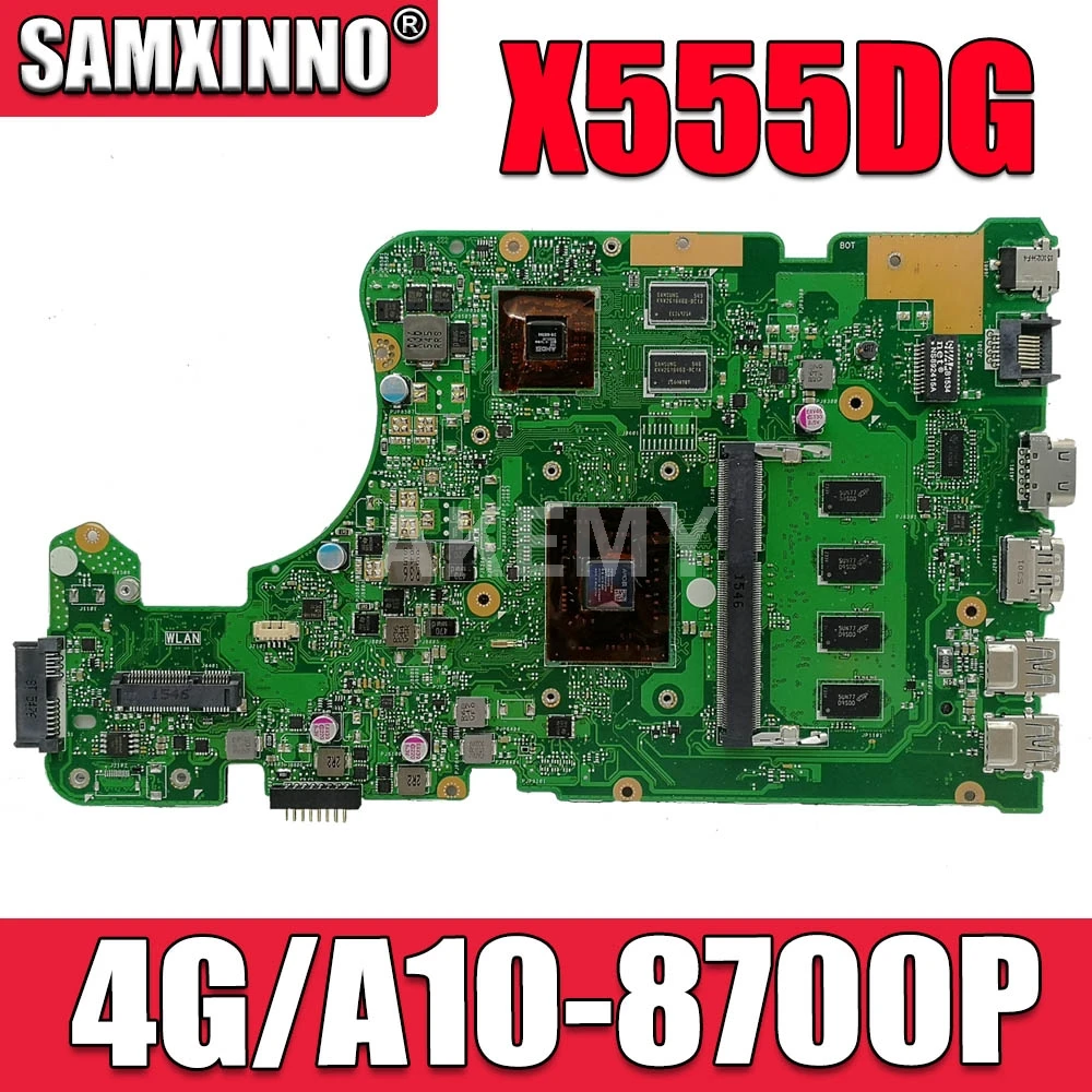 

Материнская плата X555DG 4G/A10-8700P(V2G) для Asus X555DG X555D X555Y X555YI F555Y K555Y K555D A555D