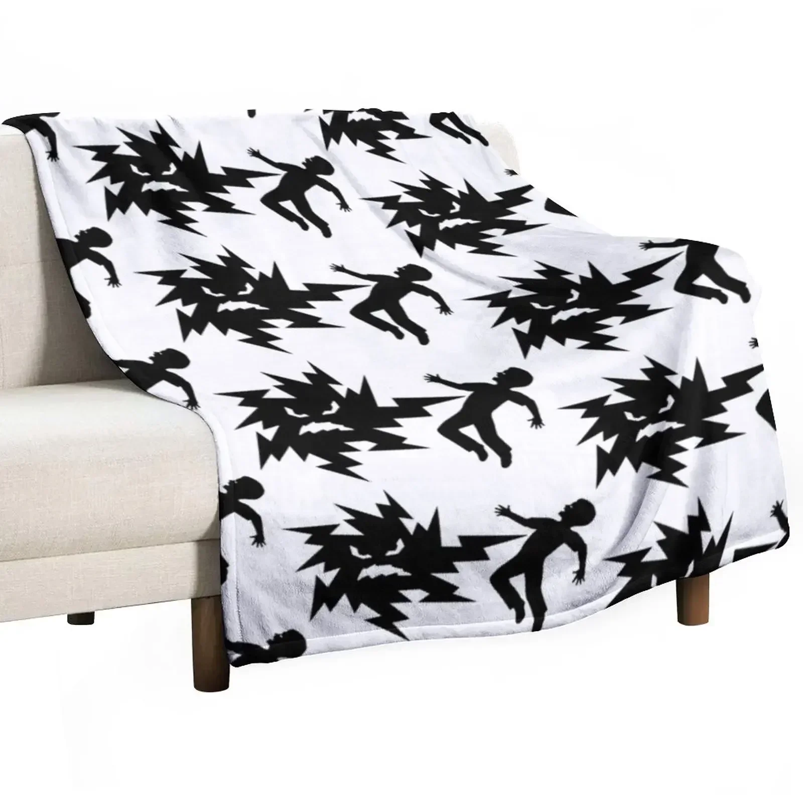 Мистер Оуч ФутболкаМистер. Одеяло Ouch мягкие плюшевые клетчатые модные одеяла для