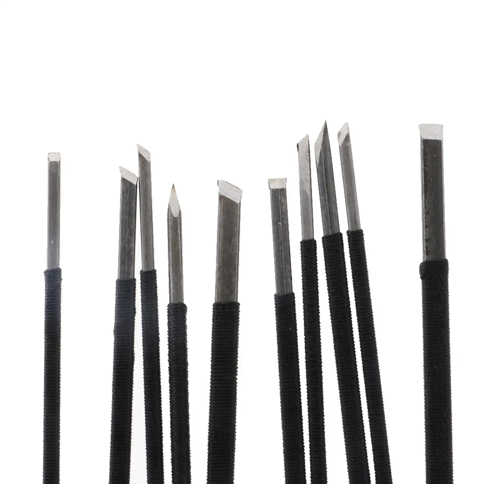 

10 Pieces Set Stone Seal Graver Burin Stone Carving Carved Tools Set