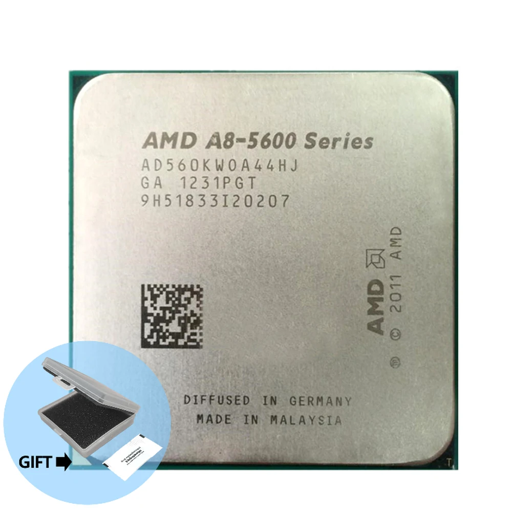Процессор AMD A8 5600K 5600 3,6 ГГц AD560KWOA44HJ 100 Вт HD 7560D четырехъядерный разъем FM2