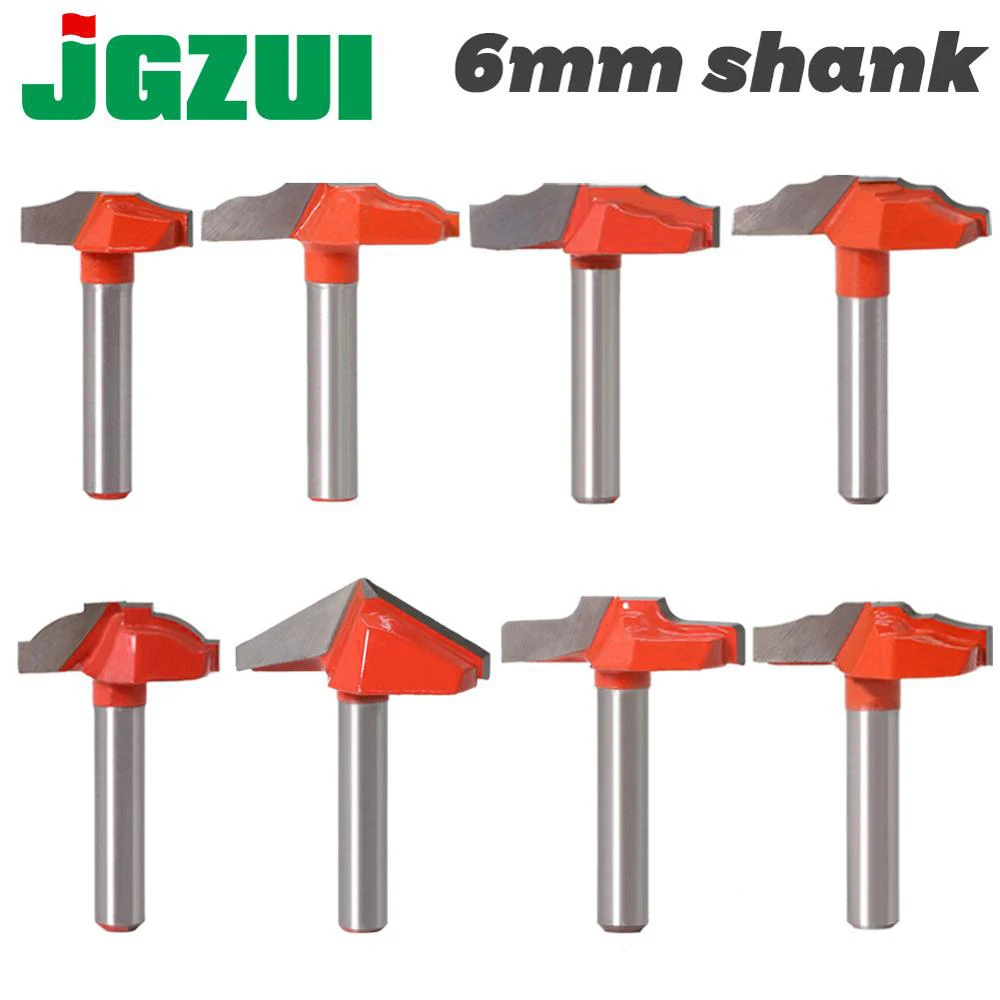 

1pc 6mm Woodworking Door Frame Lace Knife Door Engraving Profiled Lace Cabinet Engraving Knife Imported Milling Cutter