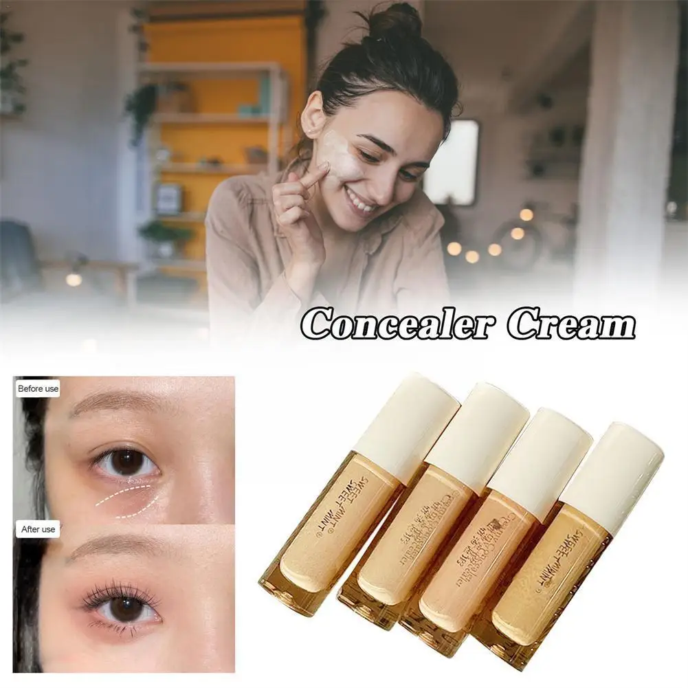 

Concealer Cream Waterproof Moisturizing Foundation Stick 4 Concealer Dark 1pcs Circles Cream Spots Cover Concealer Acne Col Q9B6