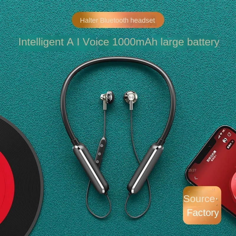 

Новая Bluetooth-гарнитура с вырезом горловины, ультра долгий срок службы, Интеллектуальный Голос, магнитное движение, беспроводные наушники-вкл...