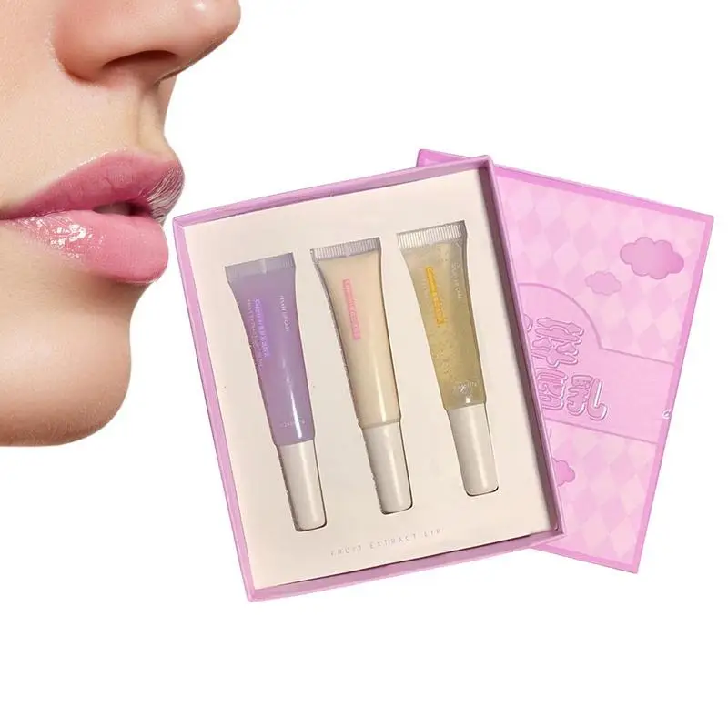 

Lip Moisturizing Fruity Lip Balm | Lip Plumping Lip Gloss Hydrating And Reduce Fine Lines Gift For Women Gift For Girls