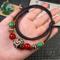 hot selling natural hand carved jade first line dzi bracelet accessories fashion jewelry bangles men women lucky gifts