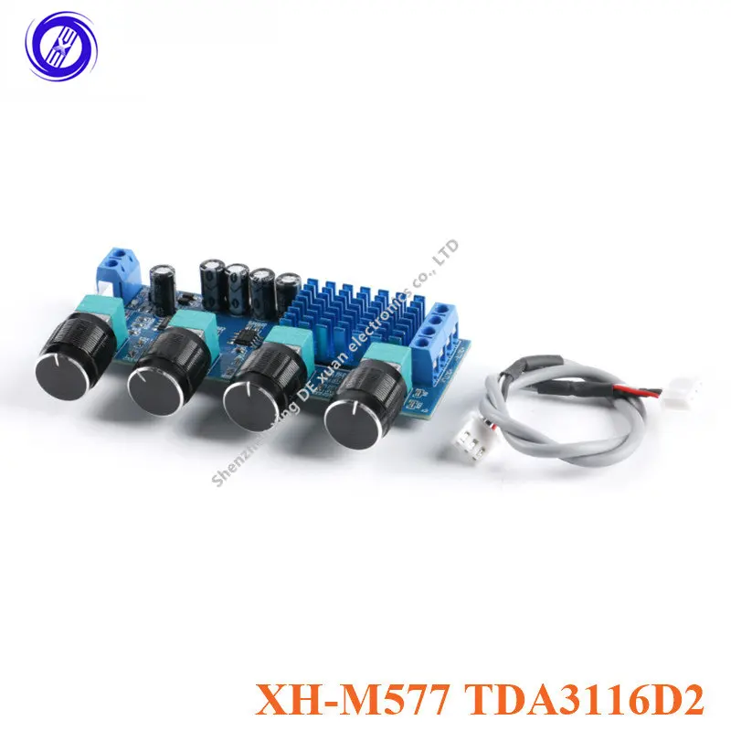 

XH-M577 TDA3116D2 Digital Amplifier Board 2x80W 80W+80W High Power Dual Channel Audio Amplifier Module Tone Board Playback