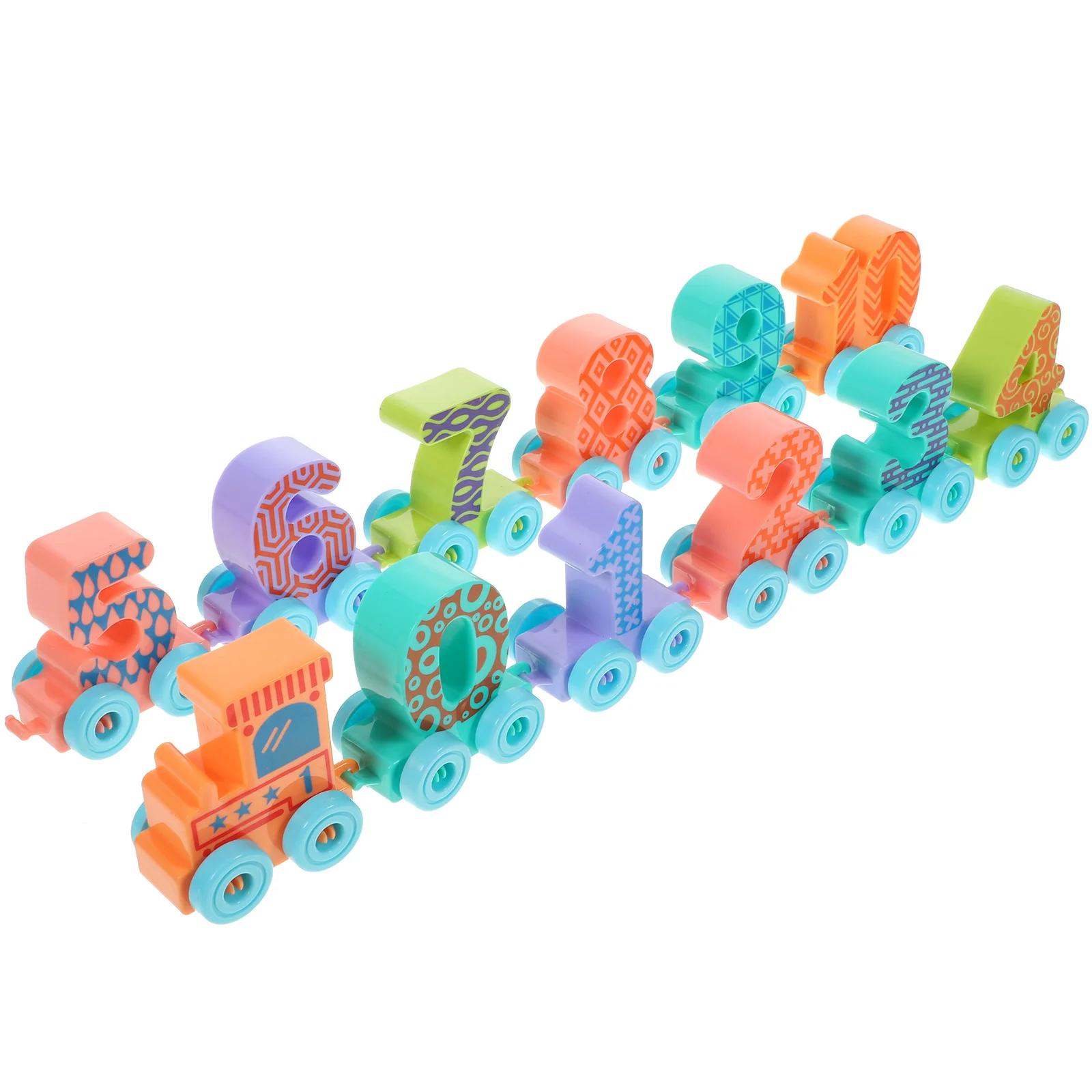 

1 Set of Creative Interesting Portable Early Educational Toy Kids Train Toy Cognitive Toy Kid Toys Toddlers Entertainment