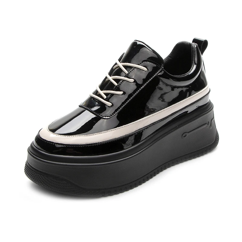 Designer Casual Sneakers Women Trends 2023 Chunky Platform Sports Shoes Ladies High Heels Chic Elegant Shoe Flats Thick Bottom