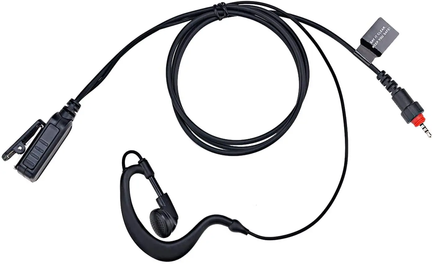 CLP1010 Earpiece Surveillance Walkie Talkie Headset Compatible with Motorola CLP1060 On-Site Business Radios, Replace HKLN4436A