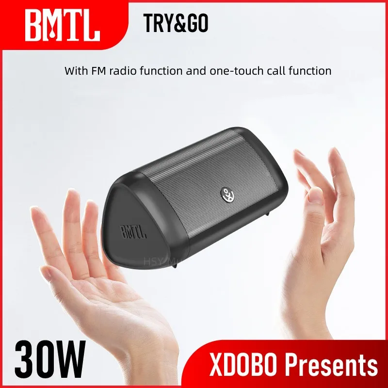 

XDOBO Try&Go 30W High-Power Outdoor Portable Bluetooth Speaker Card Wireless Audio, Supporting FM/TWS/Push to Talk Caixa De Som