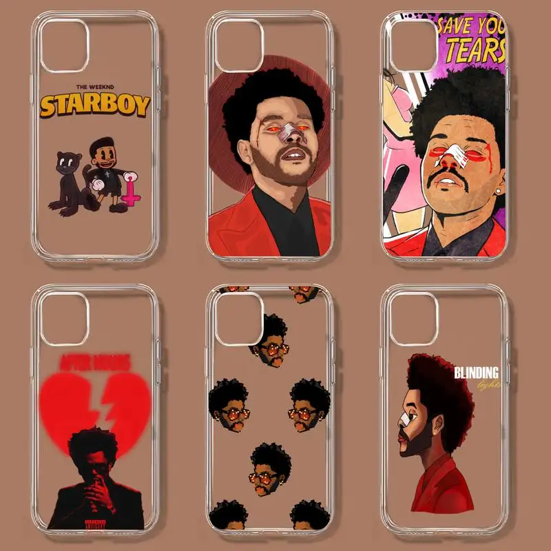 

The Weeknd XO Phone Case For iPhone 11 12 Mini 13 14 Pro XS Max X 8 7 6s Plus 5 SE XR Transparent Shell
