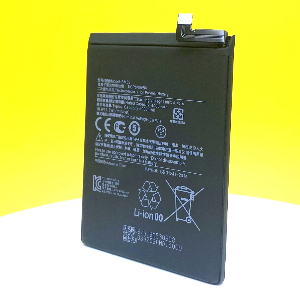 Новый аккумулятор BM53 для смартфона Xiaomi 10T/ 10T Pro Mi10T/умная фотография + номер