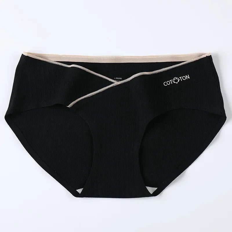 czołowa bezszwowa bielizna damska z czystej bawełny damskie antybakteryjne niebrudzące majtki oddychające figi niskim stanem