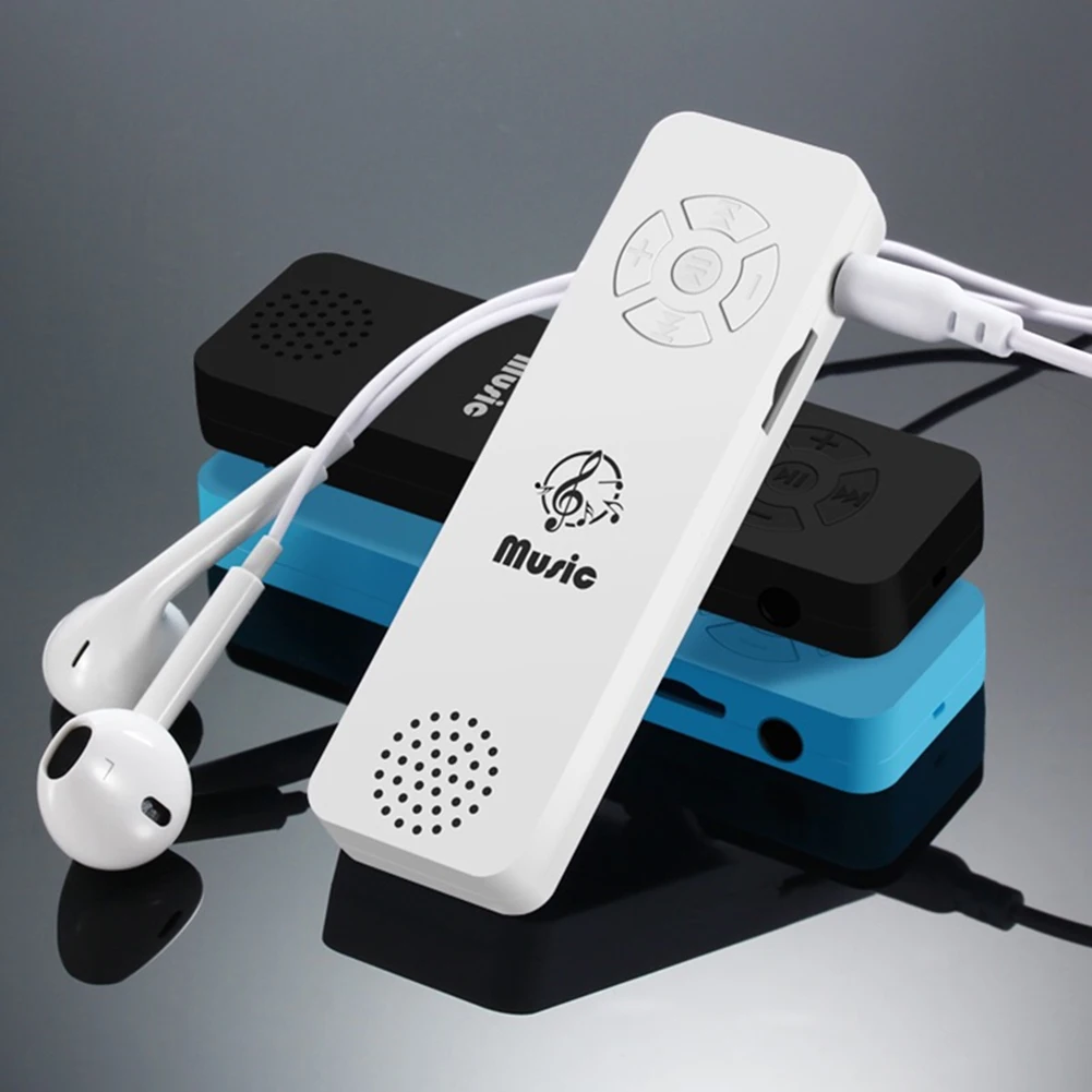 

Новый модный мини MP3-плеер USB музыкальный плеер Поддержка TF с функцией динамика студенческий спортивный музыкальный плеер для бега