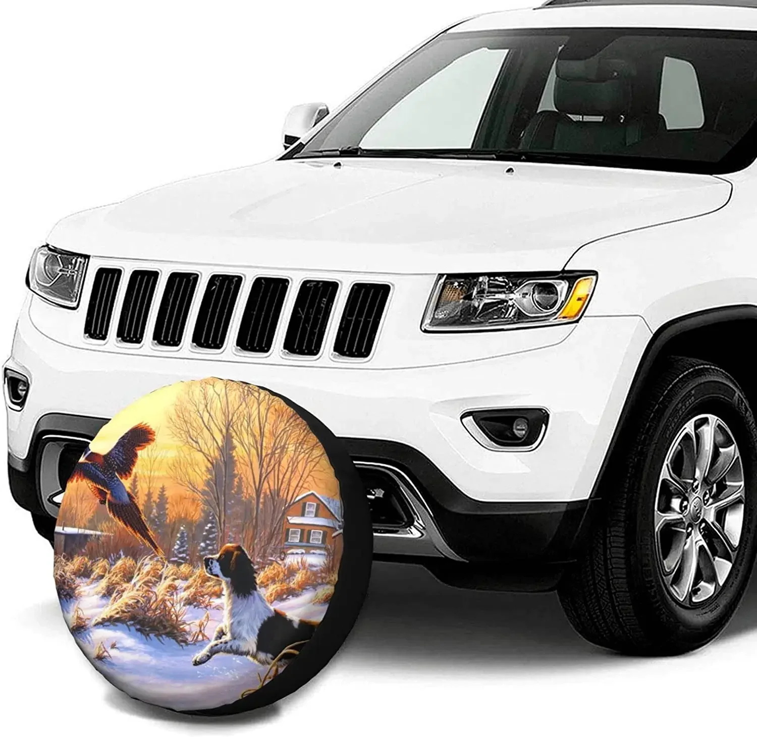 Запасная крышка для шин с принтом фазана водонепроницаемая защита колес