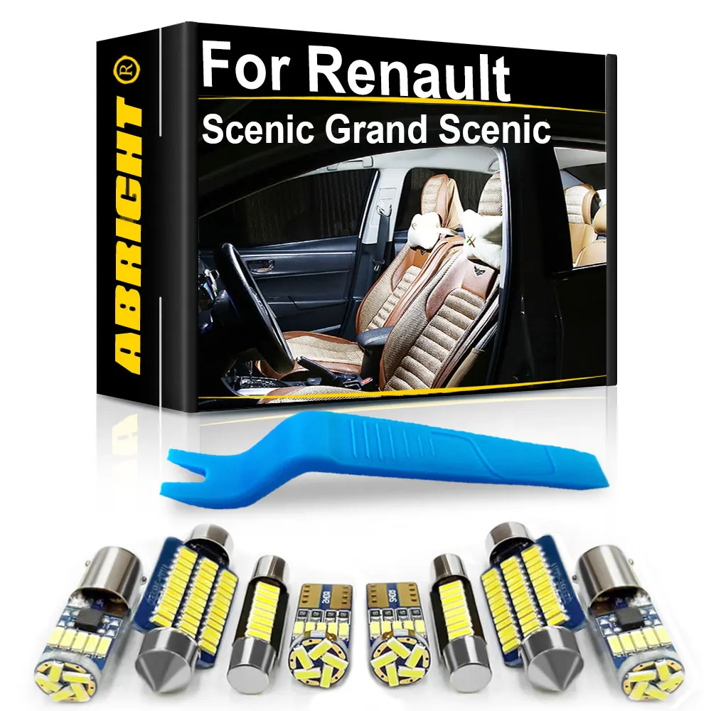 

For Renault Grand Scenic 2 3 Scenic X MOD MK 2 3 4 2005 2006 2007 2010 2017 2019 Accessories Car Interior LED Light Canbus