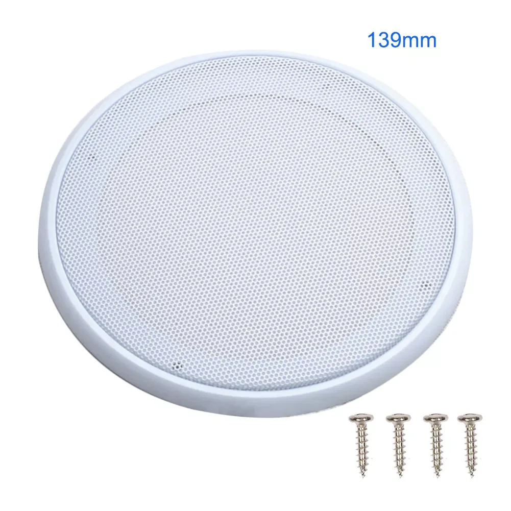 

4 inch 5 inch 6.5 inch 8 inch Car Speakers Grill Mesh Case Net Protective Case Subwoofer Speakers White
