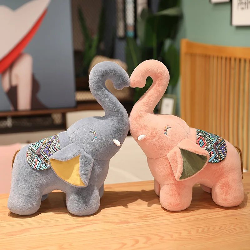 

Elephant Plush Dolls Baby Cute Animal Dolls Soft Cotton Stuffed Home Soft Toys Sleeping Mate Stuffed Toys Gift Kawaii