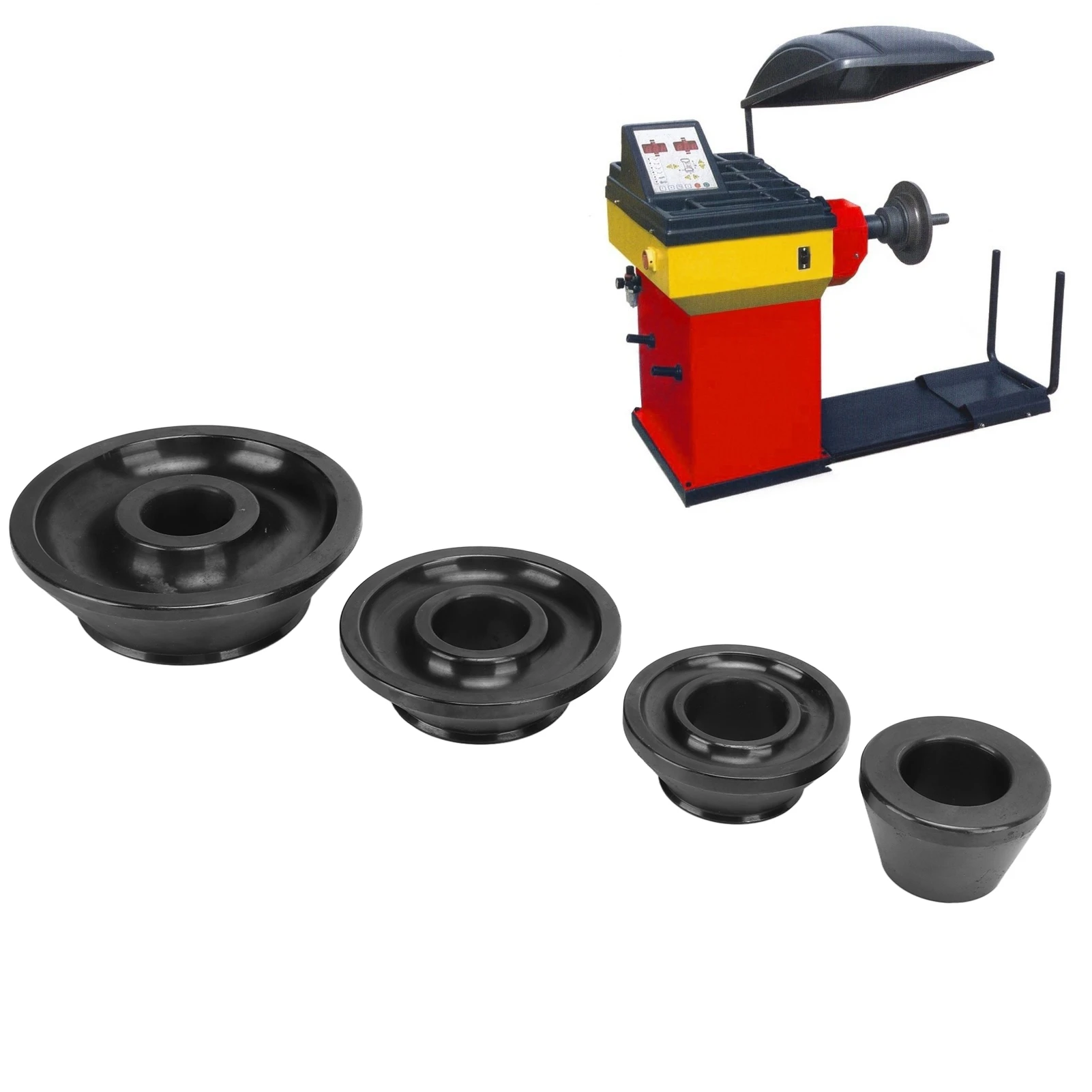 4 шт. Балансировщик колес конический конус набор углеродистая сталь 36 мм диаметр