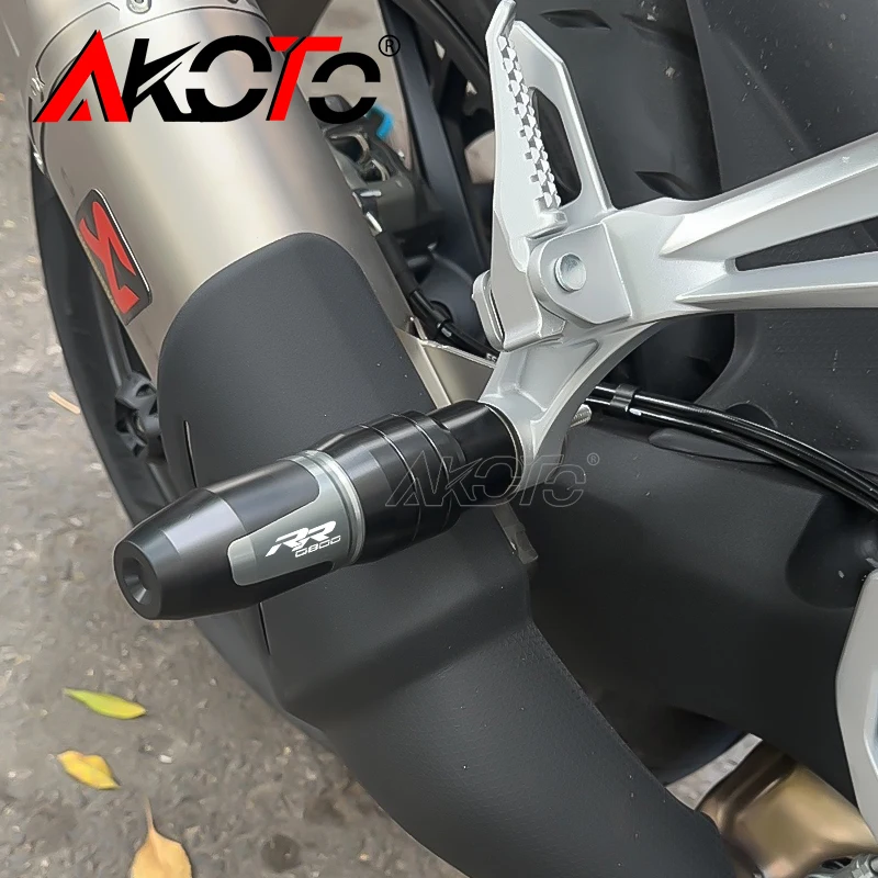 Фото ДЛЯ QJMOTOT SRK800 SRK600RS SRK800 RR 600RS 800RR Запчасти для мотоциклов Аксессуары с ЧПУ Аварийные накладки Выхлопные ползунки Защита от столкновений №2