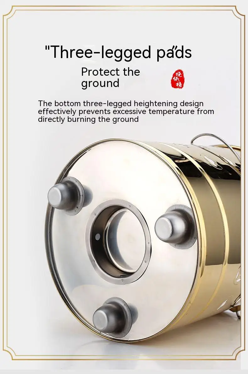 Стальная печь для сжигания бумаги Shaozhitong2