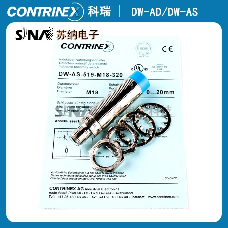 Бесконтактный переключатель DW-AS-601-M18-002/501/603/611/DW-AD-713/623-120