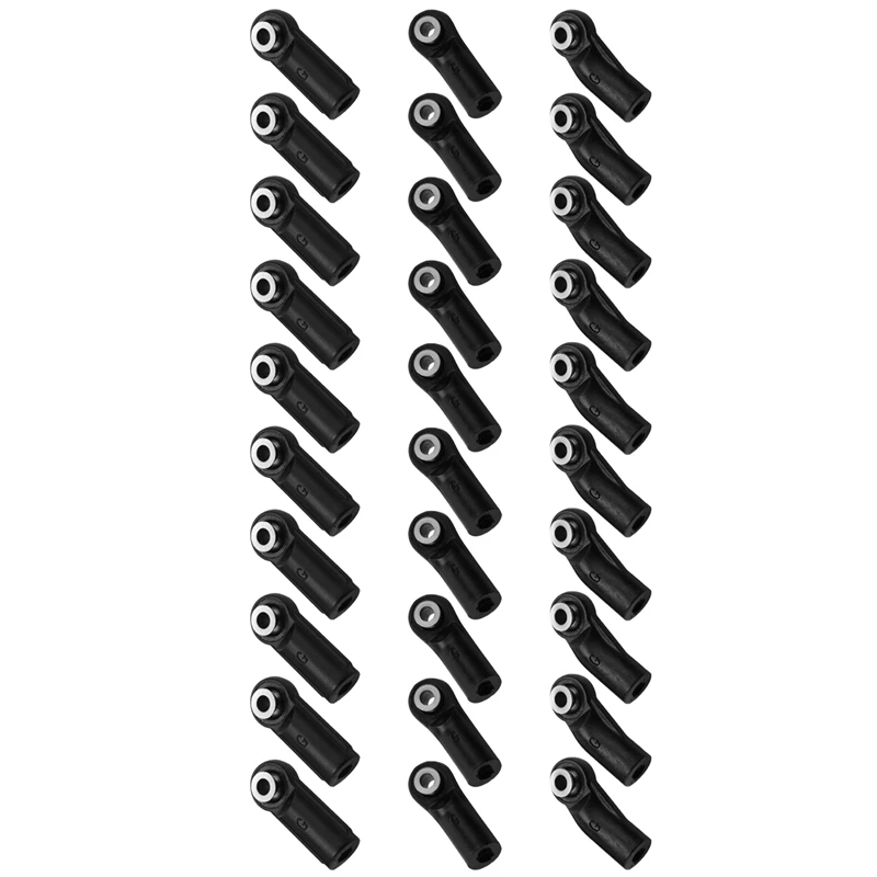 

30PCS Plastic M4 Rod Ends Link Balls Head Linkage Joint For 1/10 RC Crawler Car Axial SCX10 II 90046 Parts Accessories