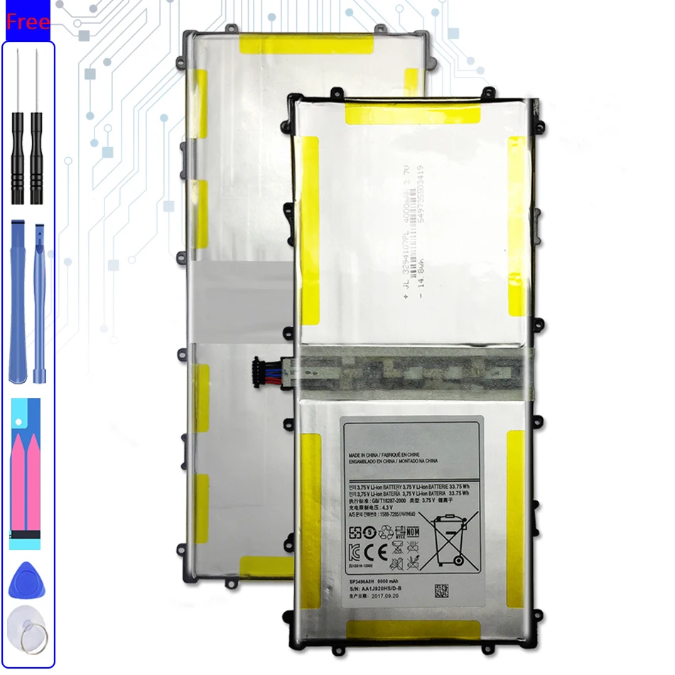 

Литий-полимерный аккумулятор SP3496A8H для планшета Samsung Google Nexus 10 GT-P8110 HA32ARB Nexus10 аккумулятор 9000 мач