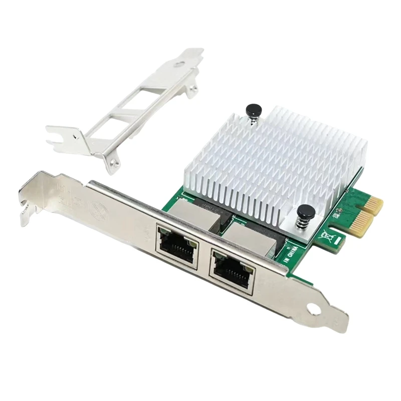 2 порта RJ45 Pcie X1 Dual Gigabit Realtek 8111F + ASM1082E фильтр чипсета PCI-E компьютерная Сетевая карта
