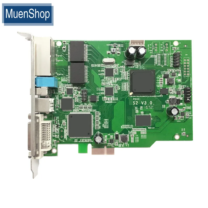 

Colorlight S2 синхронная отправляющая карта 1,3 мегапикселя 2-портовая сетевая стандартная система управления дисплеем