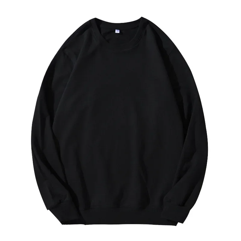 Свитшот мужской/женский однотонный Повседневный хлопковый пуловер толстовки