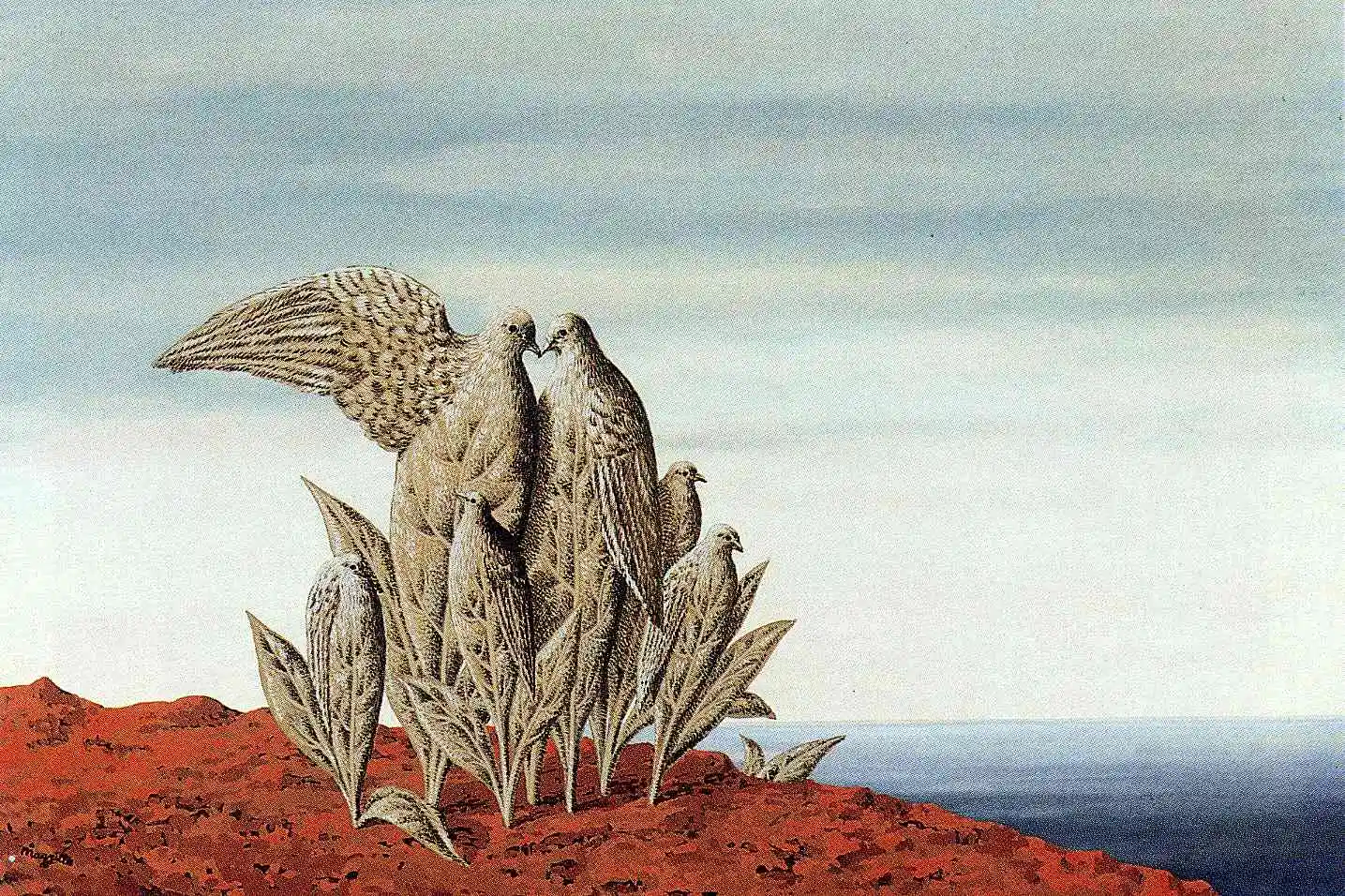 

Остров Сокровищ 1942 от Rene Magritte, 100% ручная роспись, знаменитая картина маслом, воспроизведение на льняном холсте, высокое качество