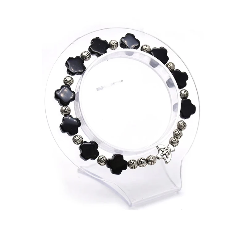 Браслет из натурального агата с изображением христианского Иисуса |