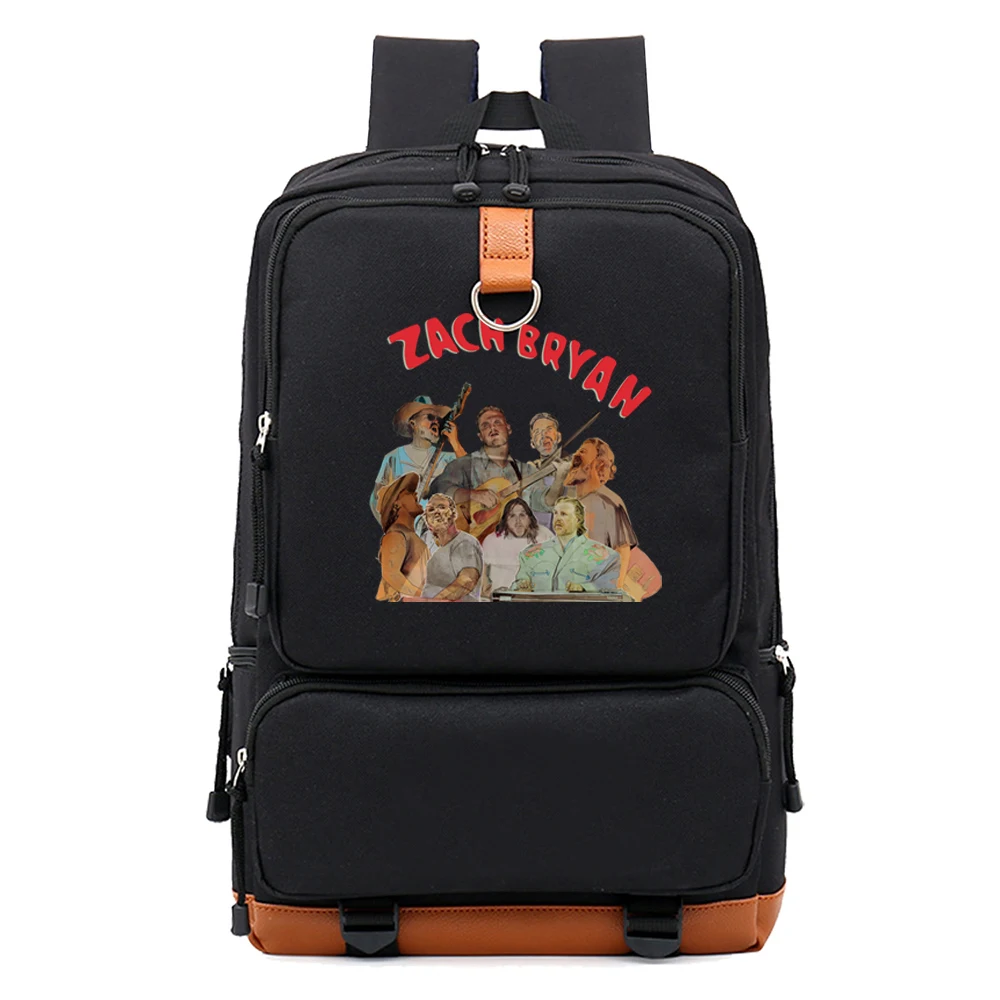Zach Bryan The Quittin Time Tour Back To School Bag Студенческий и спортивный рюкзак для отдыха унисекс
